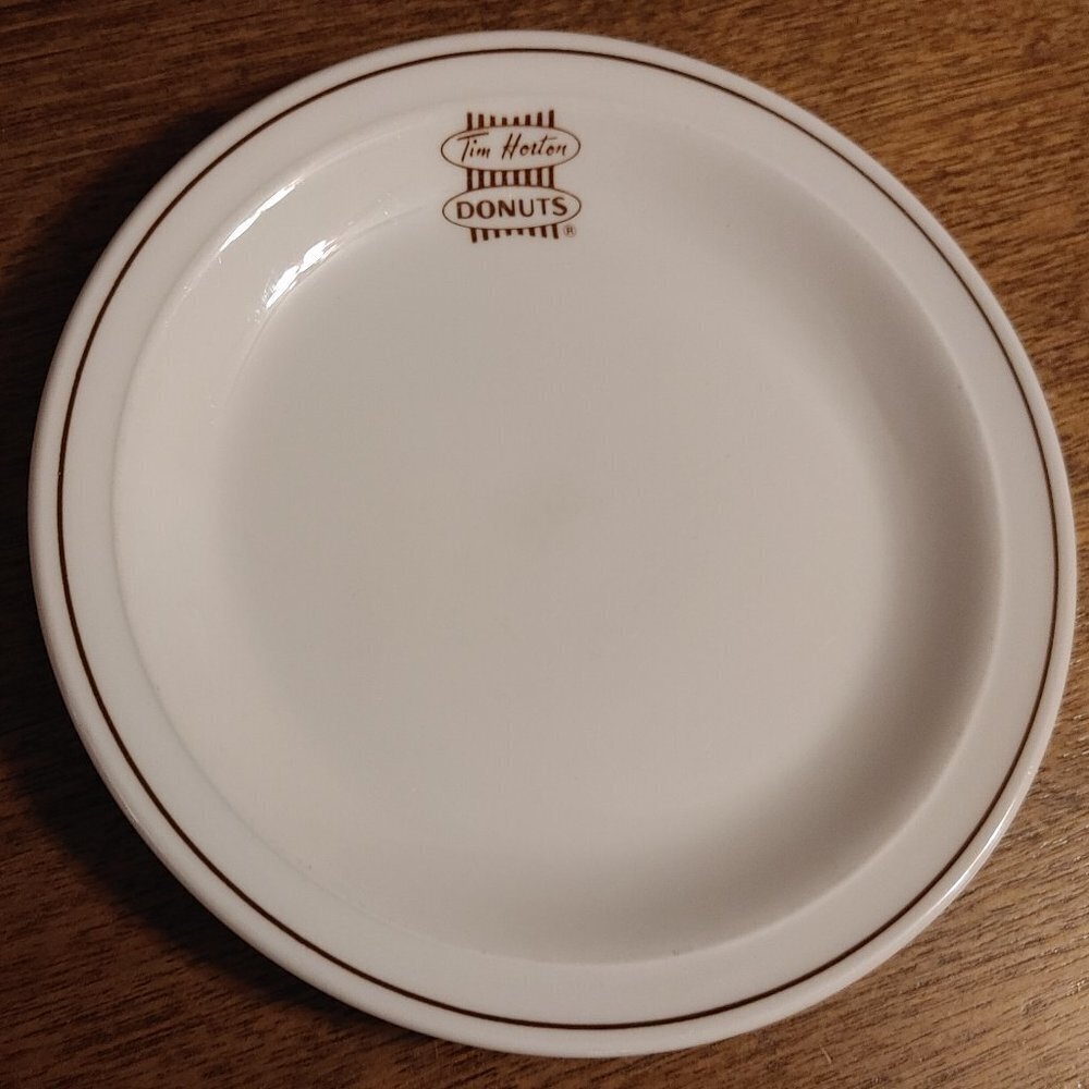 VINTAGE TIM HORTONS Donuts Dining Room Plate Steelite England